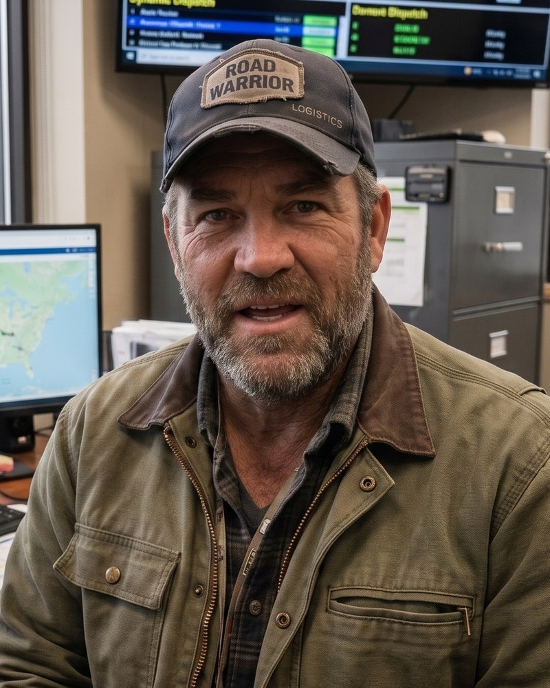 Jeff Heart at his dispatch desk